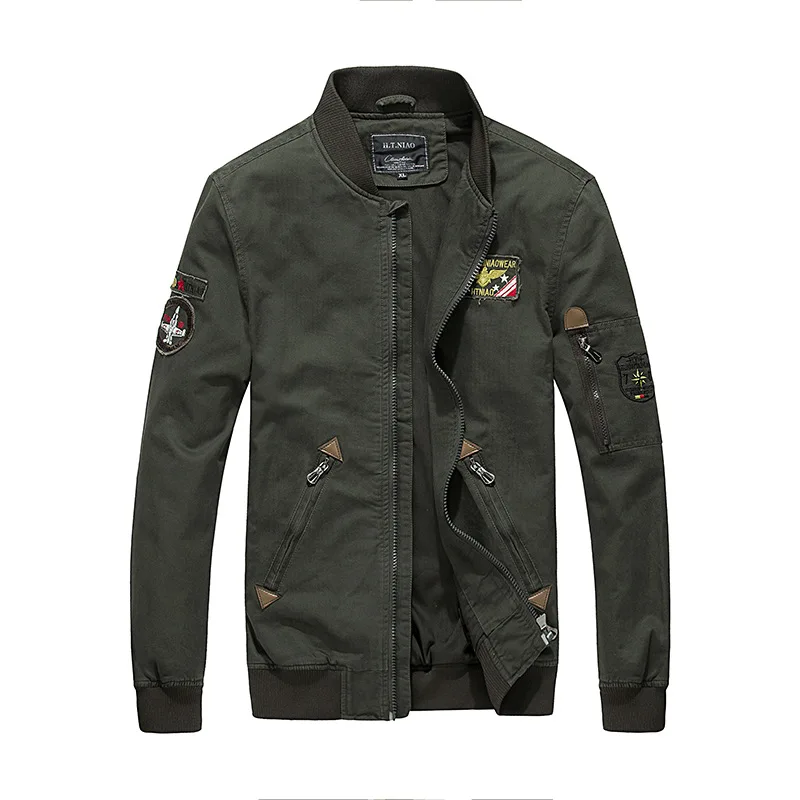 

New Style Autumn Army Workwear Jacket Air Force One Men's Military Jacket Casual Large Size Workwear