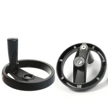 12 мм x 100 мм(95 мм) " Изменение скорости Вращающаяся ручка Shaper сложенный ручной колесо черный для мельницы, токарные станки, шлифовальные станки и т. Д