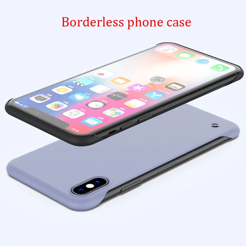 Жесткий чехол без рамок из поликарбоната для Oppo R17 Pro Reno Z A57 A39 A59S A3S A5 A7 F9 K3 Realme X A7X A9X