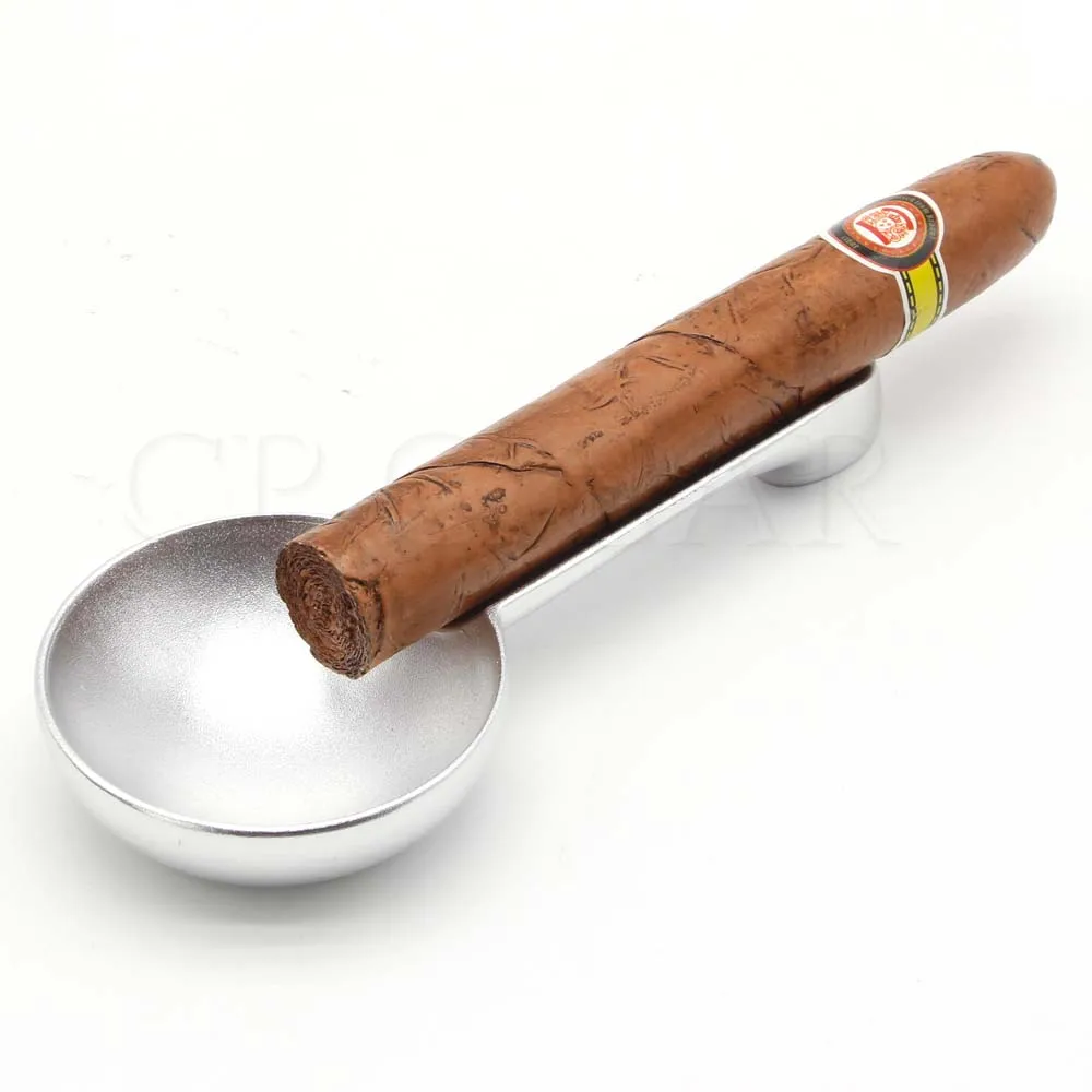 COHIBA металлическая пепельница для сигар, домашний портативный роскошный пепельница для 1 Сигары, подставка для сигарет, Cenicero, для улицы, с подарочной коробкой