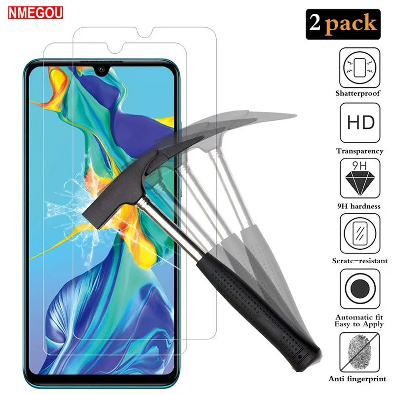 

2PCS Tempered Glass Phone Case for Huawei P20 Pro P30 Mate 20 Lite 10 Pro Full Cover Coque Etui Protective Shell Accessories