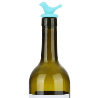 

Bird Design Silicone Wine Cork Stopper Plug Bottle Caps Cover Bottle Stopper