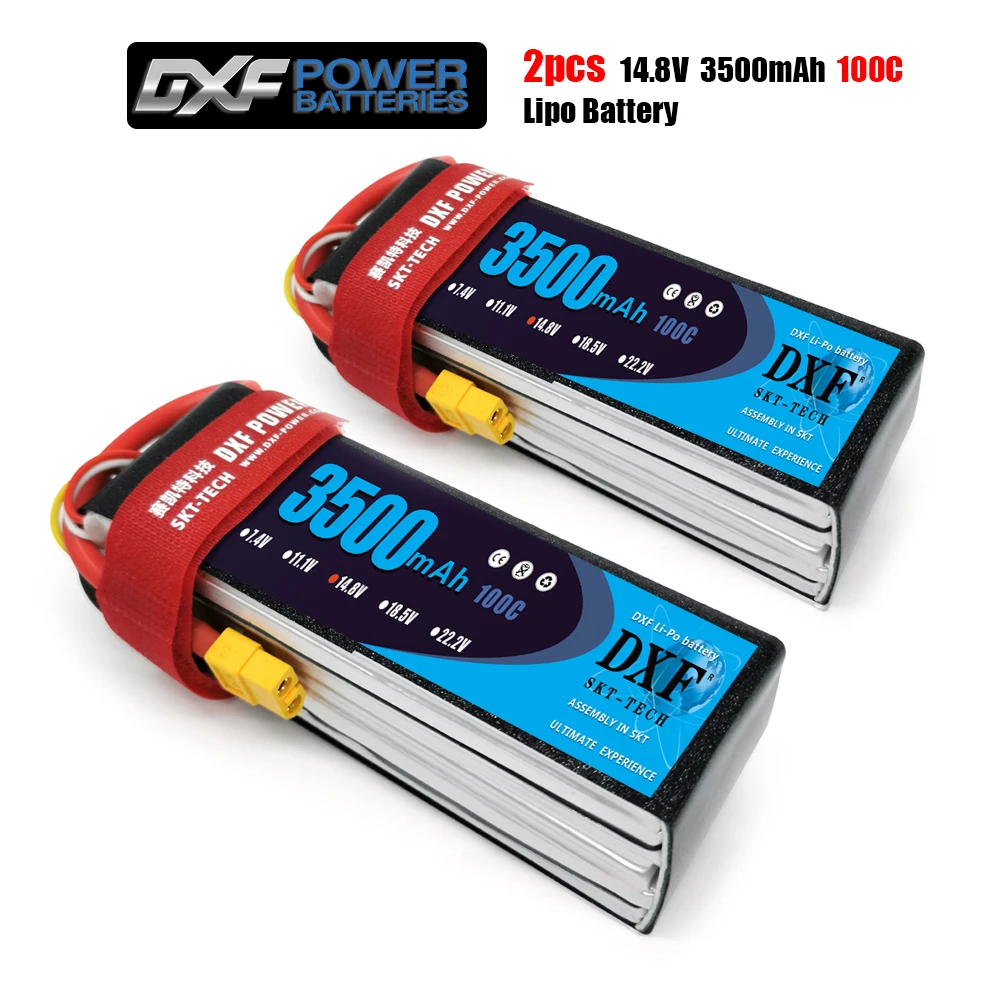 Литий-полимерный аккумулятор DXF 3500 мАч 11 1 В 100C-200C 3S XT60/DEANS/XT90/EC5 для AKKU Drone FPV