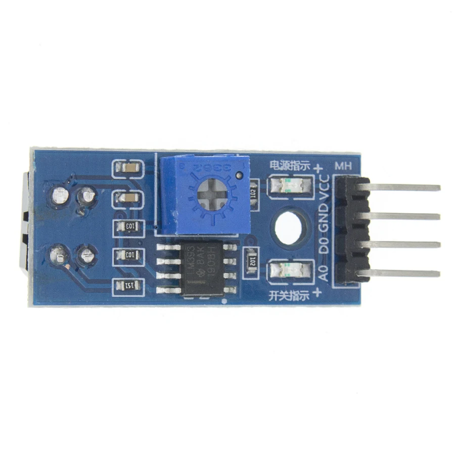 4Pcs TCRT5000 Infrared Reflective Sensor IR Photoelectric Switch Barrier Line Track Module Diode Triode Board 3.3v