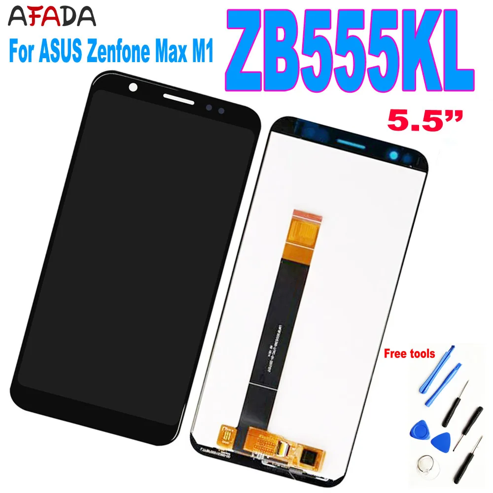 

5.5'' For ASUS Zenfone Max M1 ZB555KL LCD Display Panel Touch Screen Digitizer Glass Sensor Assembly Replacement Parts