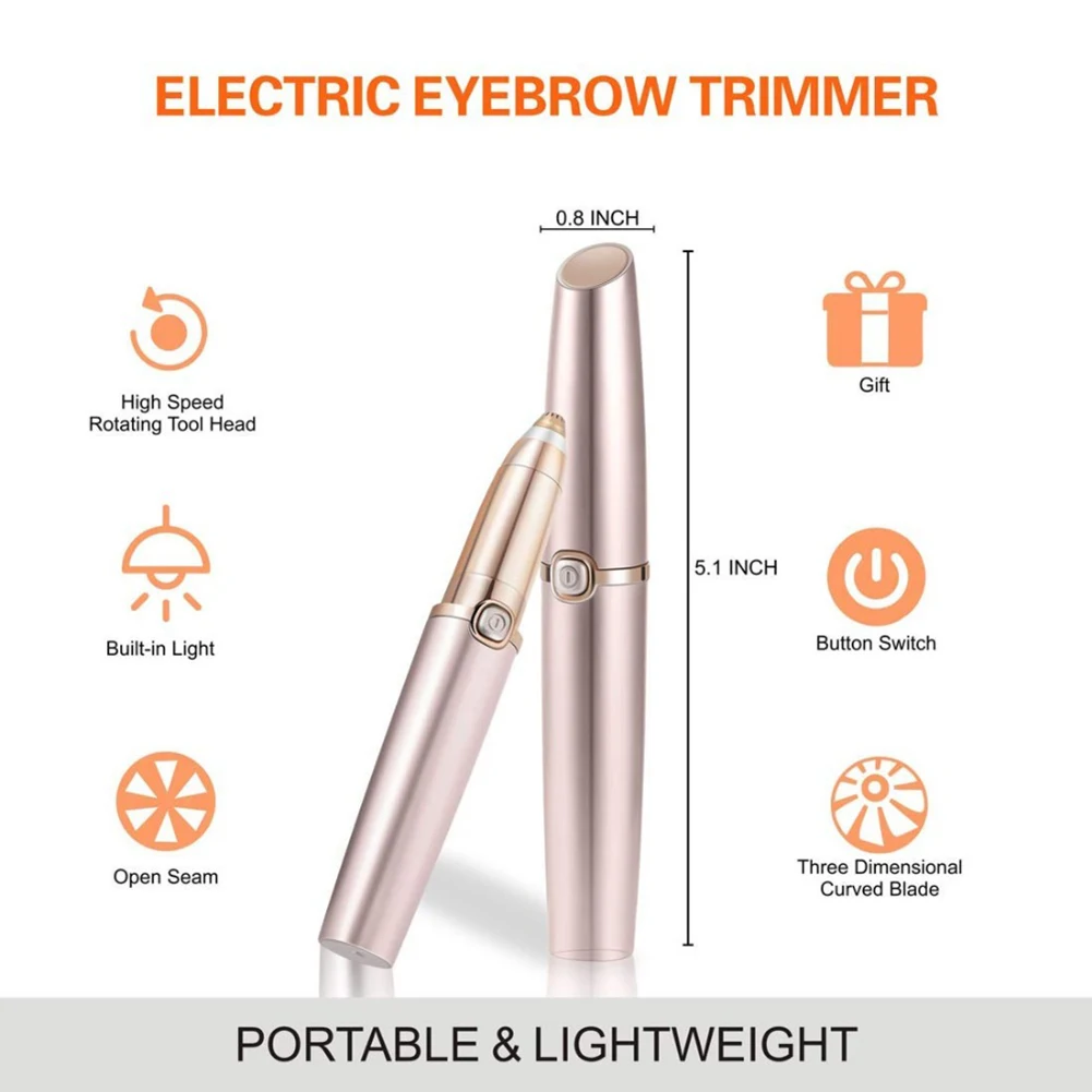 eyebrow trimmer with charger