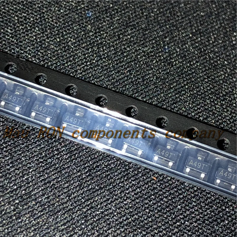 50PCS/LOT AO3404 A49T SOT23 MOS FET N-Channel 30V 5.8A SMD Transistor