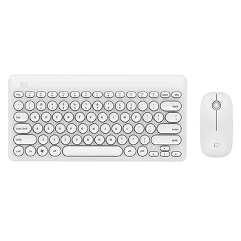 

2.4G Wireless Keyboard + Mouse,Wireless Keyboard Mouse Set for Laptop / Desktop PC Windows Os