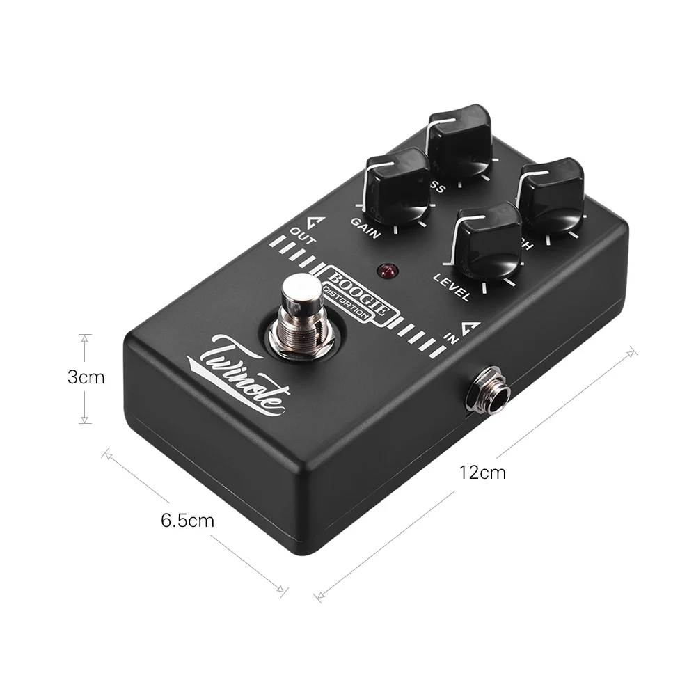 Twinote BOOGIE DISTORTION аналог старой школы искажения гитары педаль эффектов Processsor полный металлический корпус с истинным Bypass