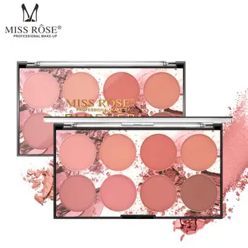 

New 1pcs Natural 8 Colors Face Mineral Pigment Blusher Blush Powder Cosmestics Professional Palette Blush Contour Shadow TSLM1