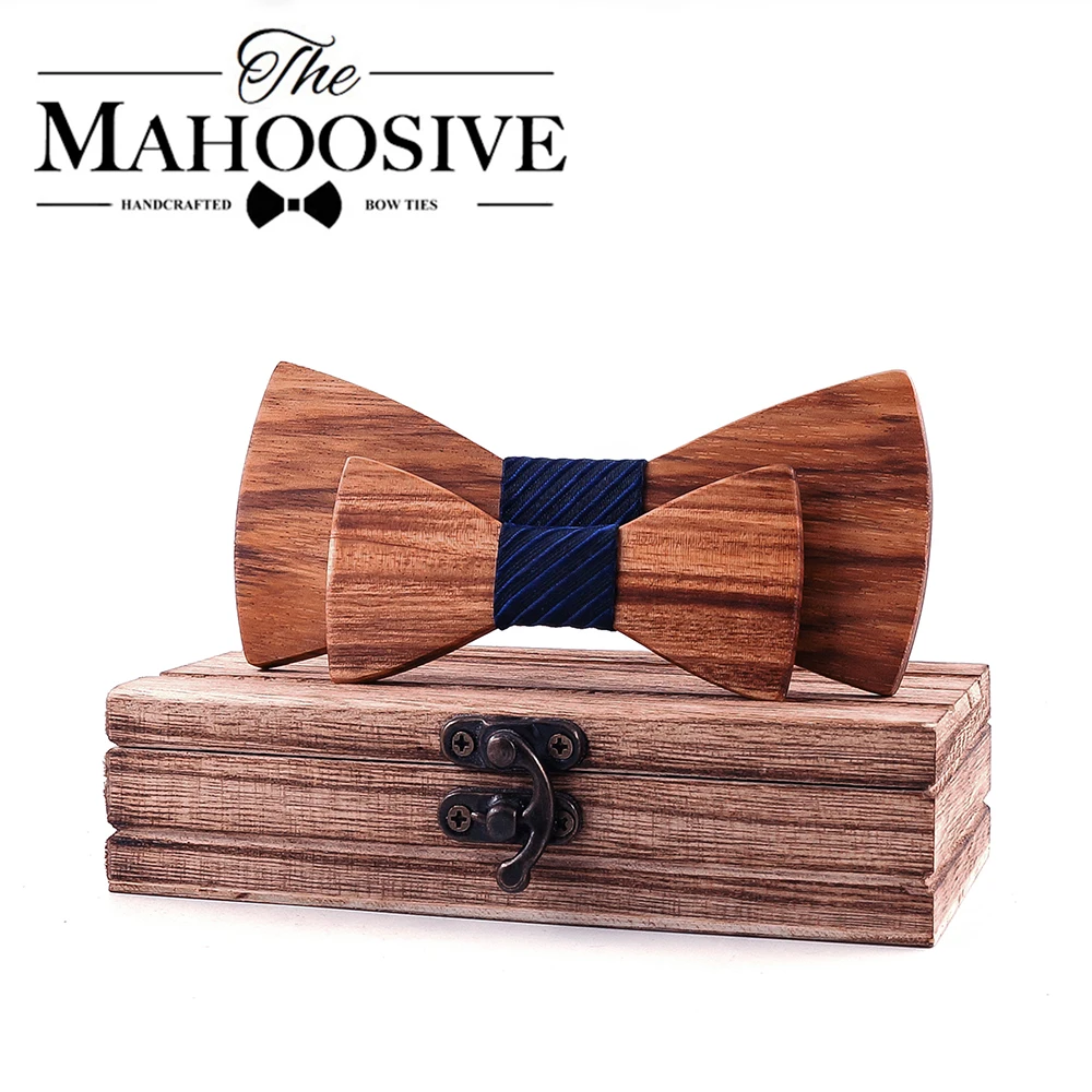 Классический детский деревянный галстук-бабочка для мальчиков и девочек Детский