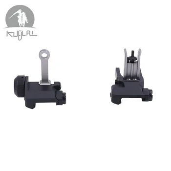 

Upgraded Version KAC 300 Style Rear and Front Iron Sight Set CNC Process Gel Blaster