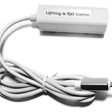 "E ZHOU" EZNC12398 Lightning 100M NIC for iPhone/iPad/iOS mobile phone tablet to RJ45 adapter cable