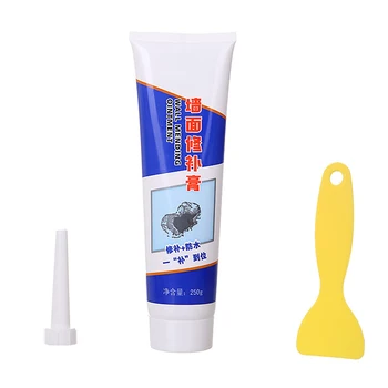 

Wall Mending Agent Friendly Waterproof Wall Repair Cream No Trace 250G Wall Crack Repair Agent White Latex Paint Putty Powder
