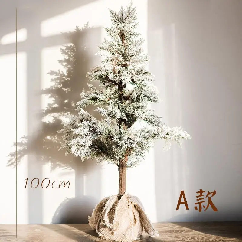 Рождественская елка, праздничные украшения, украшение из кедра, оконные украшения, украшение, земля, рождество - Цвет: A
