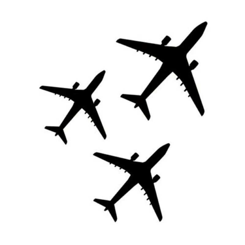 

Interesting Airplanes Plane Car Sticker Motorcycle Decals Waterproof Windshield Decals PVC 14cm X 17cm