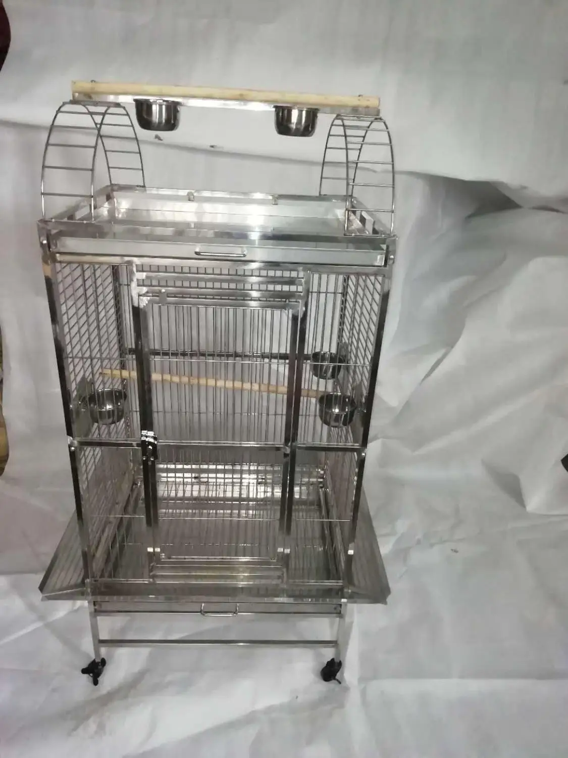 bird cage with playtop