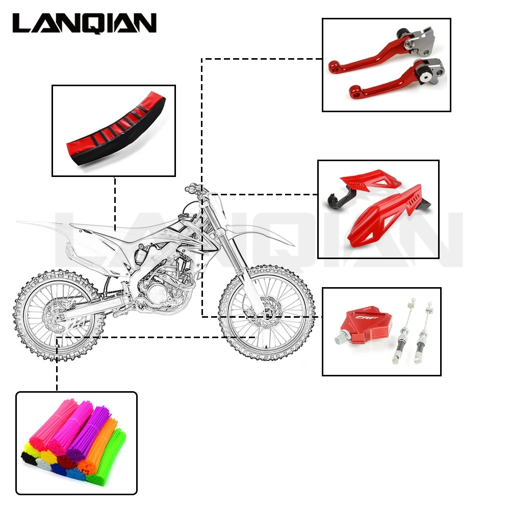 Мотоциклетные аксессуары тормозной рычаг сцепления руль для Honda CR CRF SL XR mr80 85 150 230