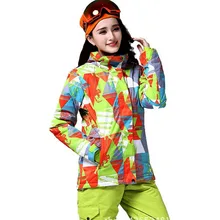 Спортивная водонепроницаемая куртка для женщин, лыжный костюм, комплект для мужчин, сноуборд, куртка, женский лыжный комбинезон, теплая зимняя одежда, Прямая поставка