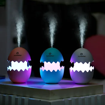 

Mini USB Aroma Humidifier Aromatherapy FunEgg LED Lights Electric Aromatherapy Essential Oil Aroma Diffuser Office Mist Maker