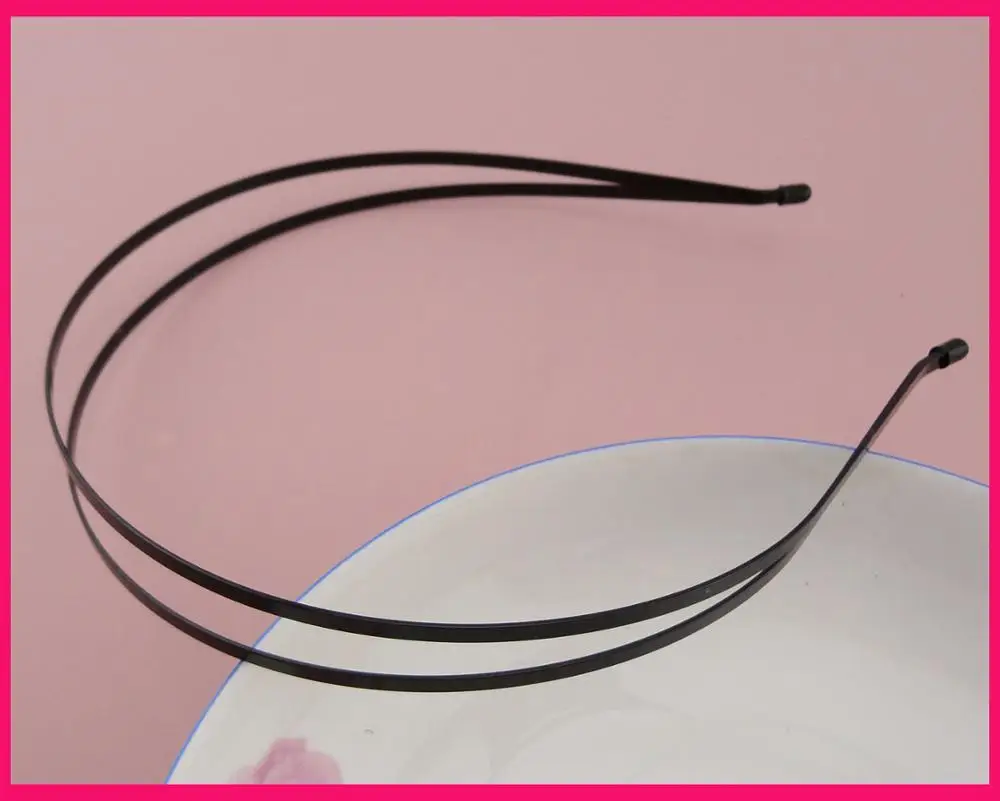 Черные Металлические ободки для волос 5 шт. без никеля свинцовые женские повязка