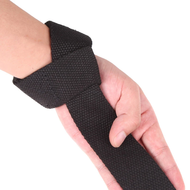 1 Pcs Lifting Straps Fitness Gloves Anti-slip Hand Wraps Wrist Straps Support For Weight Lifting Powerlifting Training