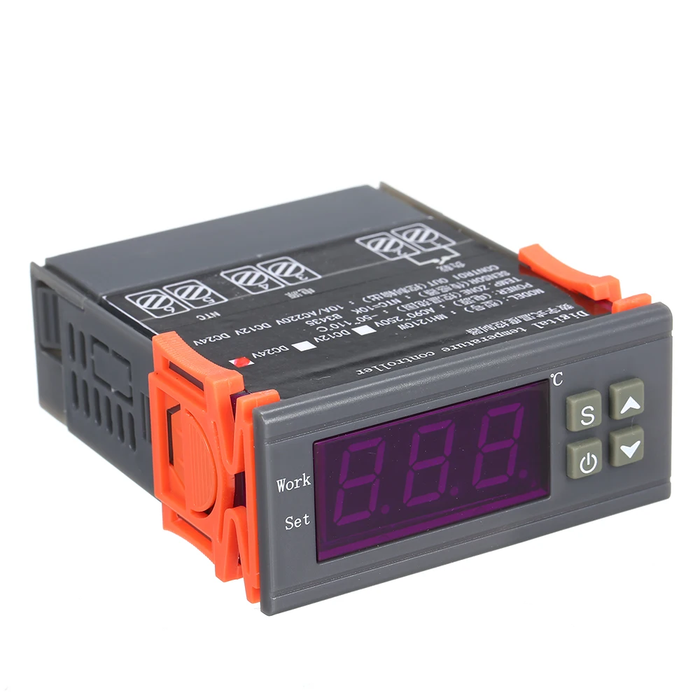 MH-1210W Intelligent Microcomputer Digital Temperature Controller Heating Cooling Temperature Control Thermostat Regulator