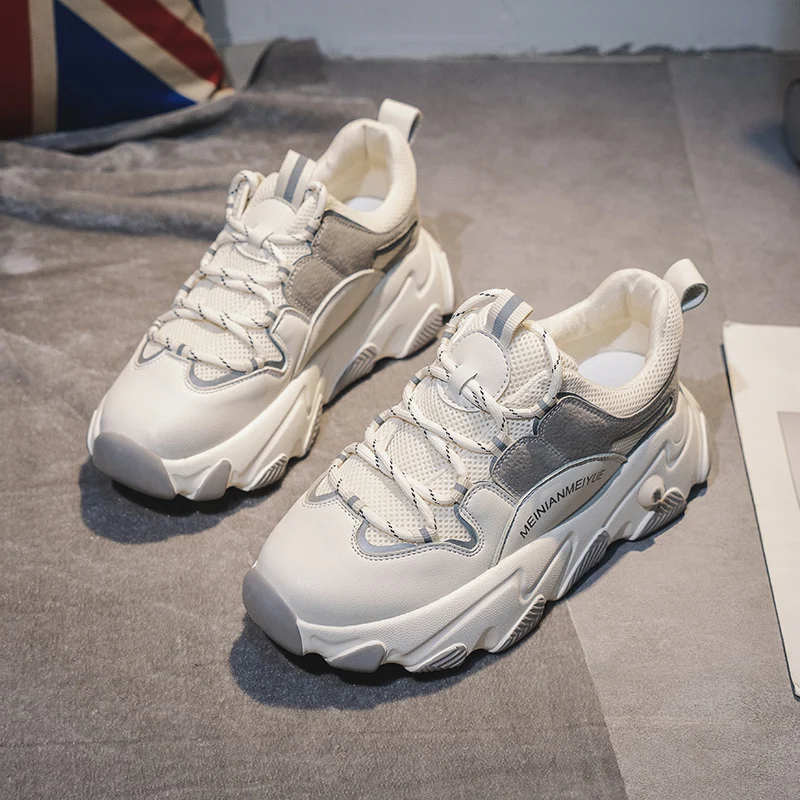 

Women Sneakers 2020 Autumn Tenis Comfort Casual Shoes Woman Running Breathable Flats Female Platform Chaussure Femme U27-54