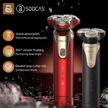 

Xiaomi SOOCAS S3 Electric Razor Shaver 3D Trimmer For Beard Type-C Rechargeable Shaving Machines Trims Electric Shaver Men