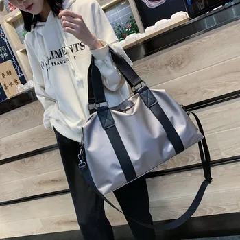 

Women's Handheld Traveling Bag Shoulder Short Trip Luggage Bag Large Capacity Travel Bag chu cha bao