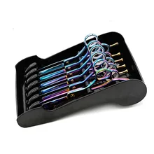 Профессиональные Парикмахерские ножницы держатель стенд анти-скольжения ножницы стойки Организатор X7YB