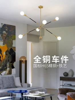 

nordic hanging ceiling lamps deco chambre glass ball Home Decoration E27 Light Fixture bedroom luminaire luminaria pendente