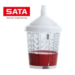 Gobelet de mélange de peinture jetable, pour pistolet de pulvérisation SATA, réservoir de 300ML/600ML/900ML 
