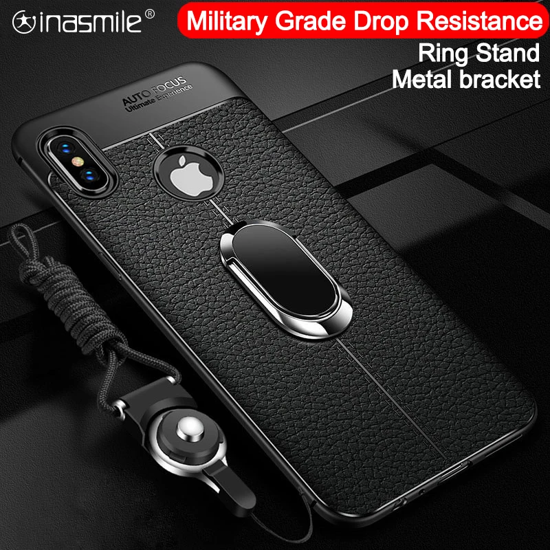 

Soft Silicone Back cover for iPhone 11 X XR XS Max Pro With Stand Holder Case for iPhone 11 7 8 6 6S Plus 5 5S SE phone case
