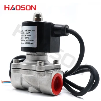 

G1/2" G3/4" G1" G1-1/4" G1-1/2" G2" AC DC Waterproof valve,IP68, Fountain underwater,N/C ,solenoid valve, stainless steel