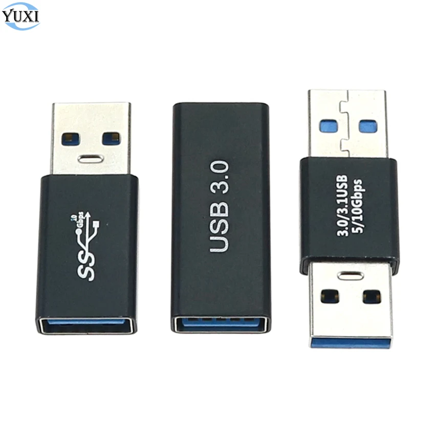 Адаптер USB 3.0 Type A YuXi штекер-гнездо | Электроника