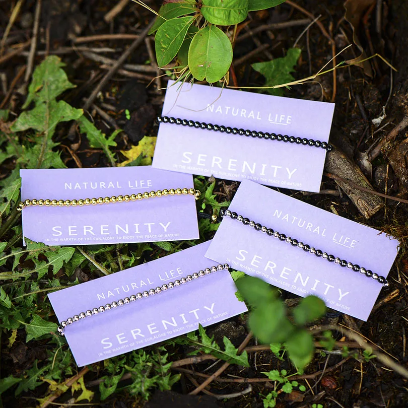 Медные бусины ручной работы 4 мм очаровательный плетеный браслет подарочные