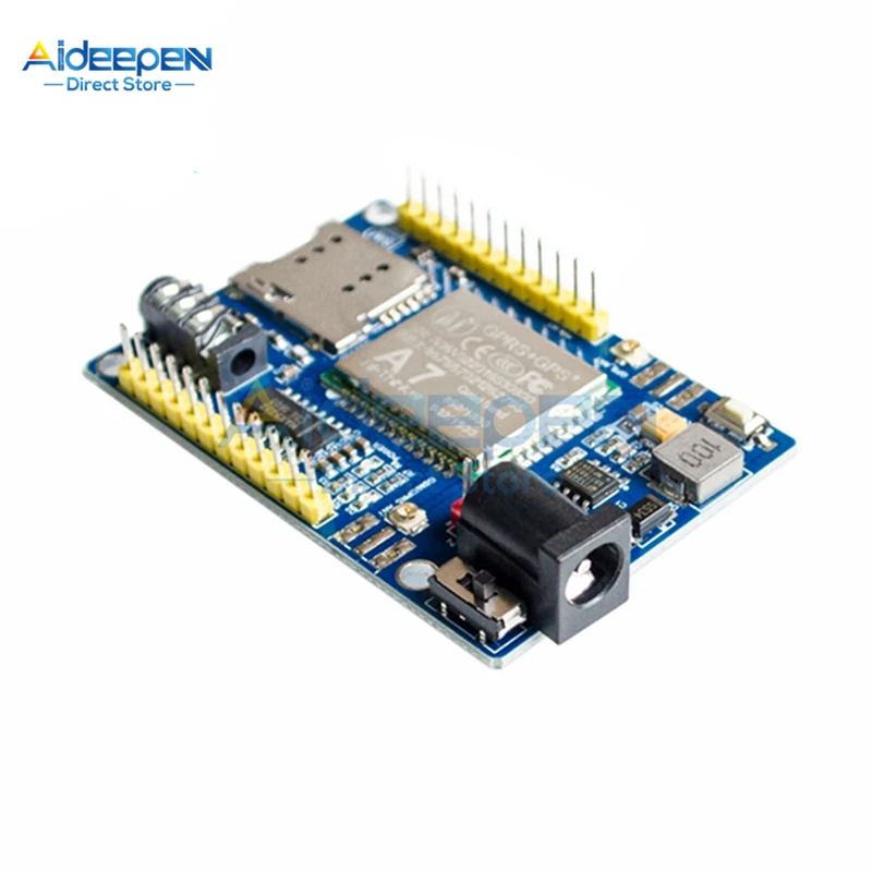 GSM/GPRS gps 3 в 1 модуль DC 5 V-9 V Беспроводной A7 щит модуль для Arduino STM32 51MCU Поддержка голос коротких сообщений Универсальный
