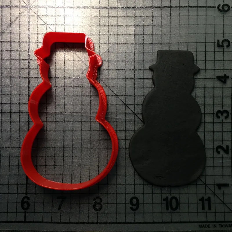 

Christmas Snowman Cookies Mold Kitchen Supplies Pudding Mousse Cake Mold Home DIY Baking Mold DIY Sugar Baking Utensils