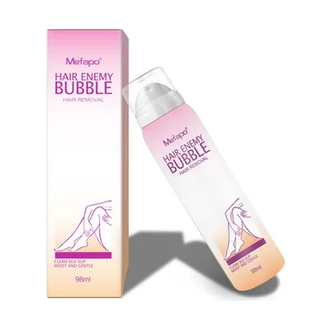 

Painless Depilatory Bubble Wax Hair Removal Cream Spray Away Body Bikini Legs Hair Remover Foam Mousse in Spray Bottle