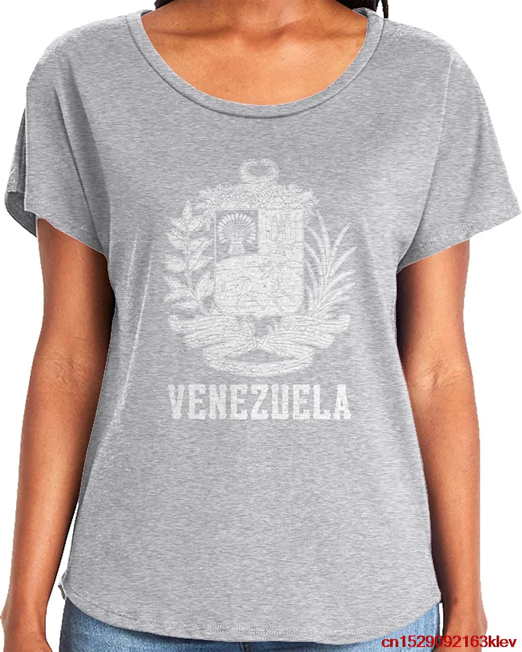FGHFG Ladies Venezuela Coat of Arms Dolman T-Shirt Unisex men women t shirt |