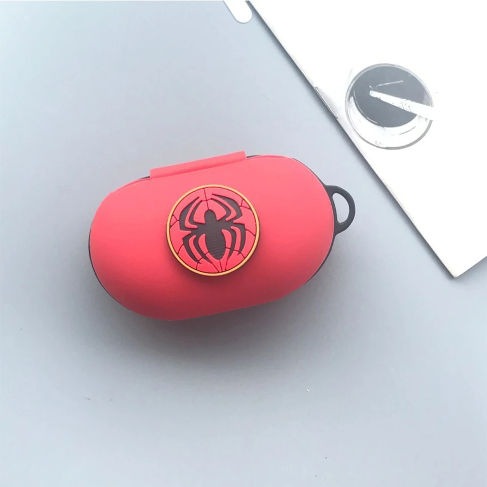 Милый мультяшный силиконовый чехол для samsung Galaxy Buds чехол для зарядки Bluetooth чехол для наушников - Цвет: B
