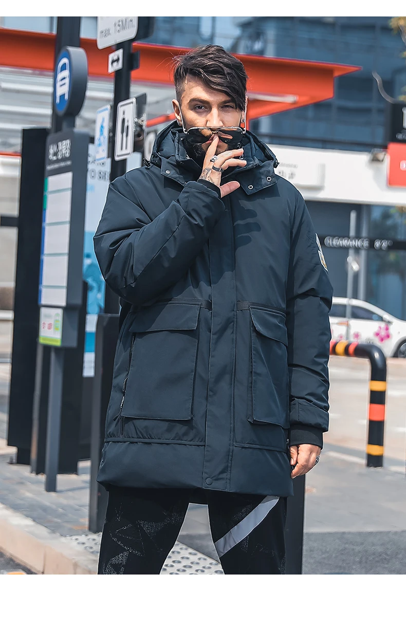 FAXIKA Big yards men's printed men more cotton-padded jacket, new fertilizer increase fat coat