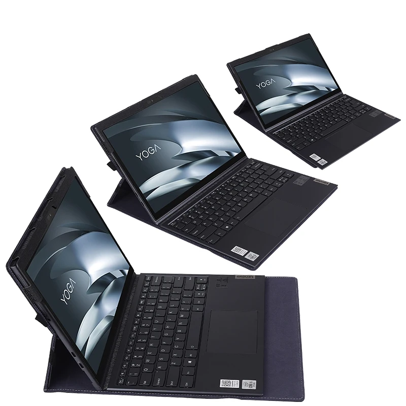Capa Protetora de Couro pu para Lenovo Tablet e pc Laptop Case Design Criativo Yoga Duet 13 2023 - Imagem 3