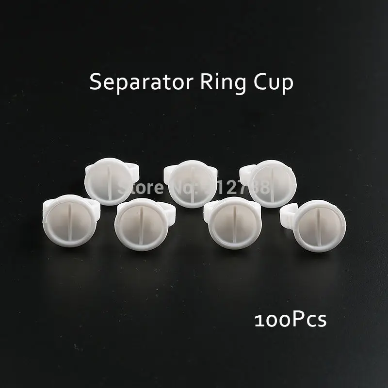 100 шт. одноразовые кольца для перманентного макияжа|tattoo pigment holder|pigment holderpermanent makeup