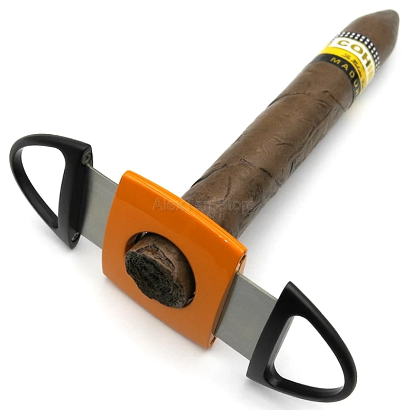 COHIBA элегантная ветрозащитная Зажигалка для сигар и сигарет, металлический резак для сигар, 3 фонарь, зажигалки с подарочной коробкой