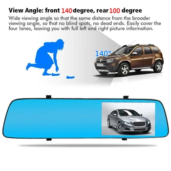 

4.5inch Car Camera G-Sensor Loop Recording Car Dvr Universal Touch Screen 1080P HD Car Dash Cam