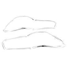 Carro após a luz de nevoeiro quadro modificado cabeça nevoeiro luz capa decoração anel para mercedes benz glc classe x253 200 260 300 16