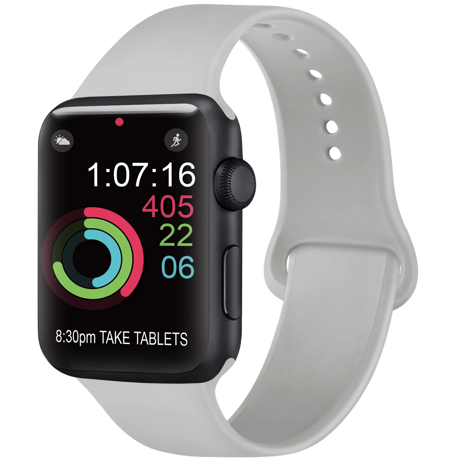 Silicone Sport Strap for Smartwatches - Versatile and Comfortable Watchband Replacement