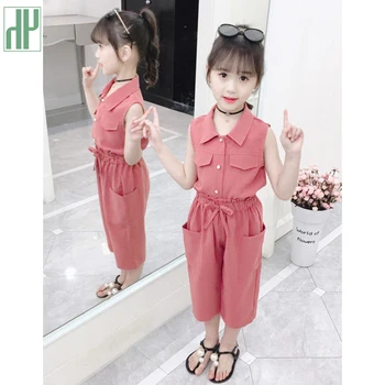 

HH Children's Wear Set Summer Wear 2020 New The Little Girl Summer Clothes Stylish Two-piece Suit 3 Children's Clothing Suit